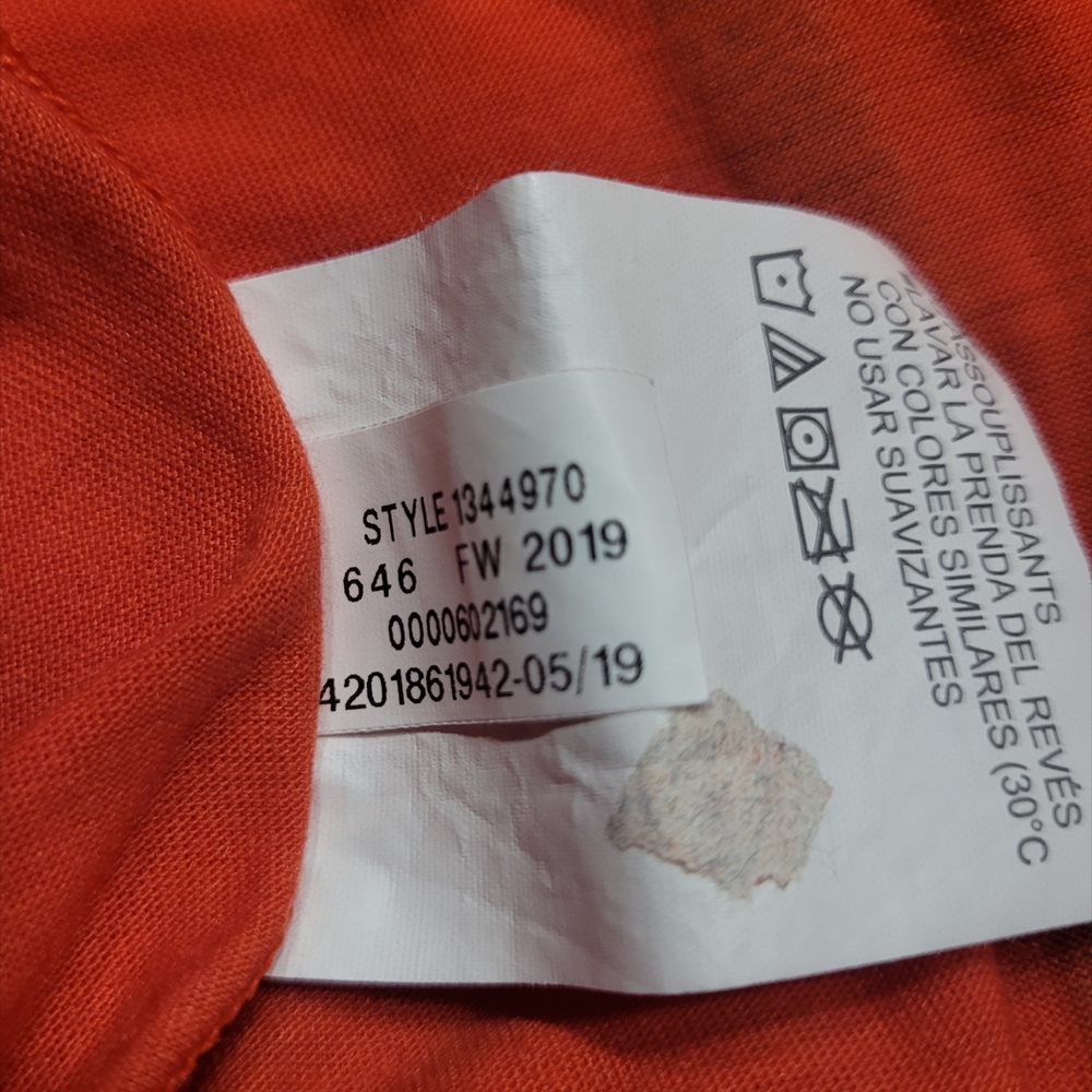 Under Armour Orange Long Sleeve Athletic Running Tee Size XL - Picture 7 of 7